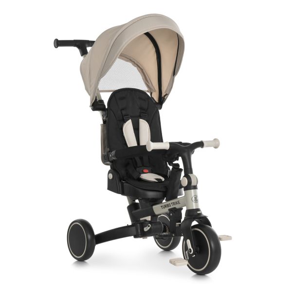 Дитячий триколісний Велосипед TURBOTRIKE (MT 1036 beige) складане кермо
