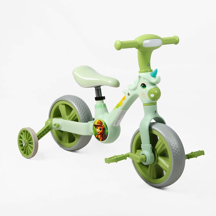 Дитячий Велосипед-трансформер Best Trike (JM-0711-6) музика, підсвічування, знімні педалі та допоміжні бічні колеса