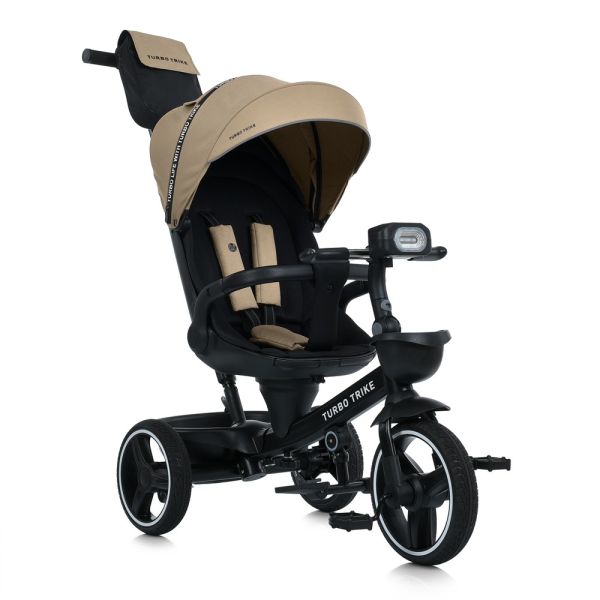 Дитячий триколісний Велосипед TURBOTRIKE (MT 1002-1 Almond Beige) поворотне сидіння