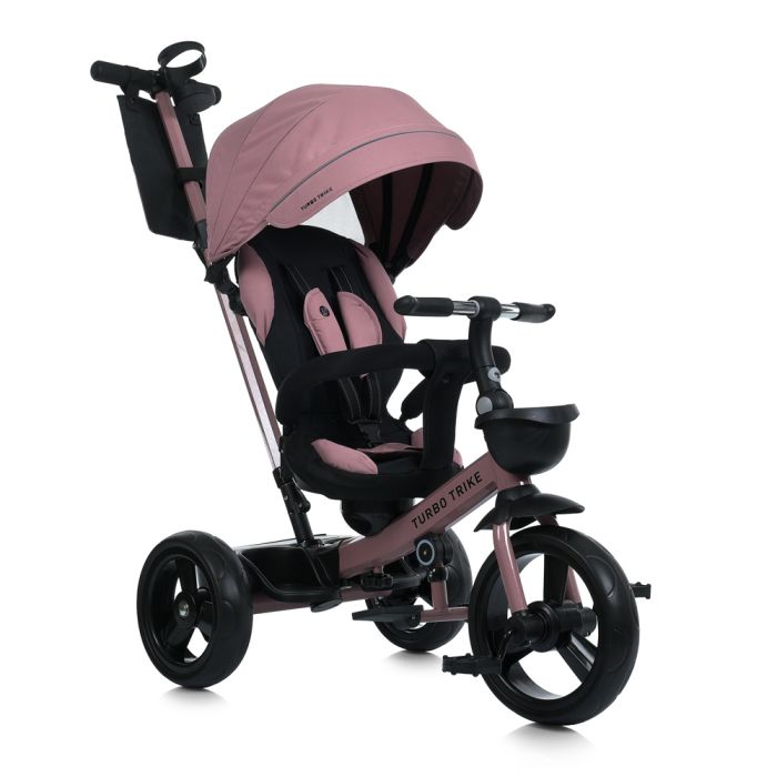 Дитячий триколісний Велосипед TURBOTRIKE (MT 1001-1 Mauve Pink) поворотне сидіння