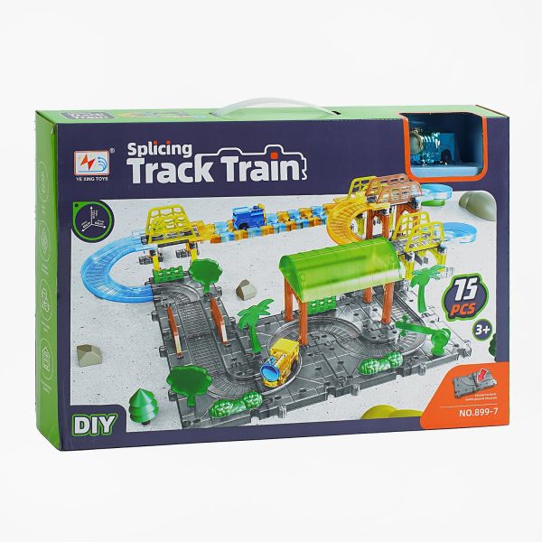 Трек 899-7 (18) 75 деталей, локомотив, в коробці