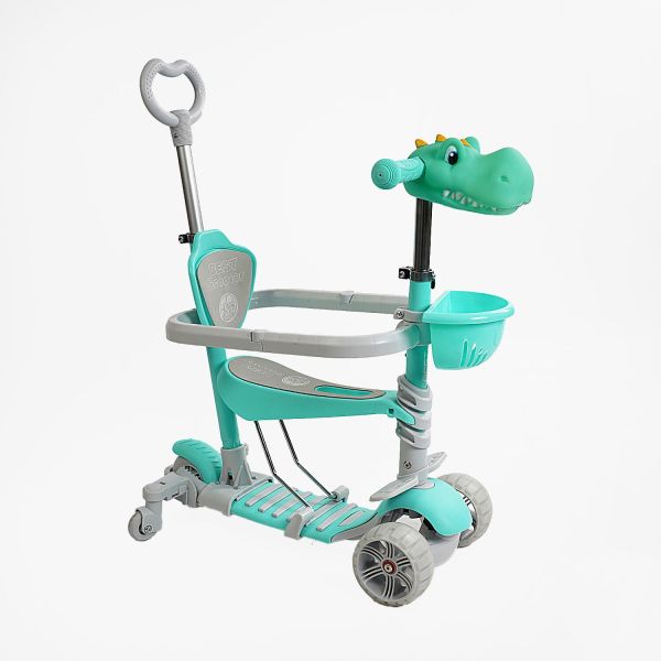 Дитячий триколісний Самокат Best Scooter 5в1 (P-67303) світло, дод. колеса