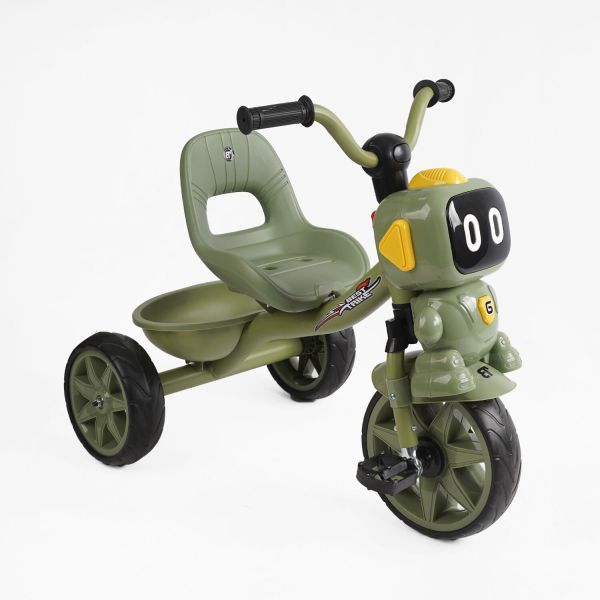 Дитячий триколісний Велосипед Best Trike (BS-50570) сталева рама, кошик, укр. озвучка