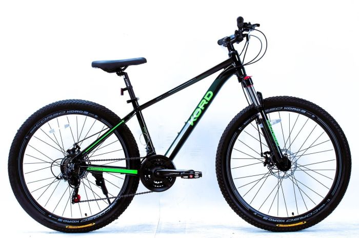 Велоcипед Спортивний Corso «Kord» 27.5 дюймів (KD-27510) рама алюмінієва 15.5’’, обладнання Shimano 21 швидкість, зібран на 75%