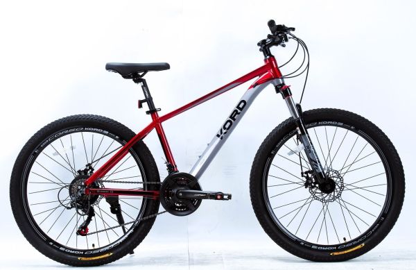 Велоcипед Спортивний Corso «Kord» 26 дюймів (KD-26164) рама алюмінієва 15’’, обладнання Shimano 21 швидкість, зібран на 75%