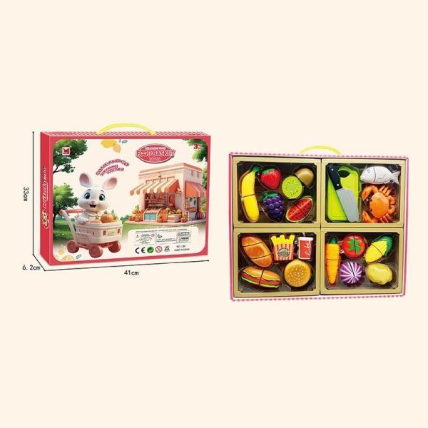 Продукти на липучці 1284 (18) 20 елементів, кухонний ніж, дошка, в коробці