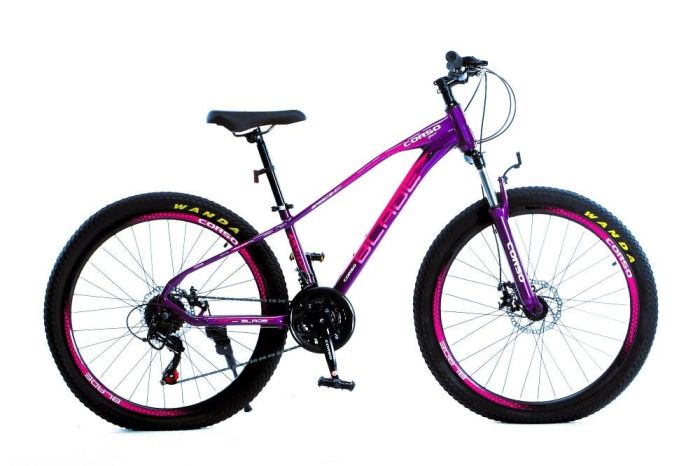 Велосипед Спортивний Corso «BLADE» 26 дюймів (BL-26646) рама алюмінієва 13``, обладнання Shimano 21 швидкість, зібран на 75%