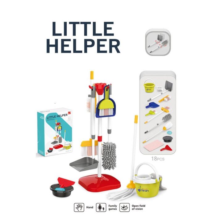 Дитячий Набір для прибирання (667-74) 18 елементів, в коробці