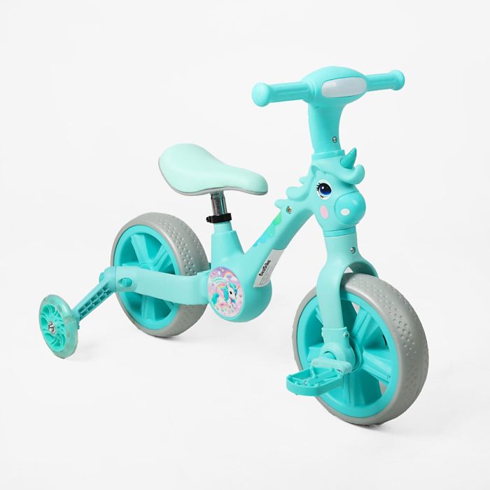 Дитячий Велосипед-трансформер Best Trike (JM-0819-2) музика, підсвічування, знімні педалі та допоміжні бічні колеса