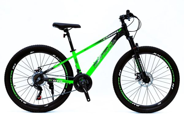 Велосипед Спортивний Corso «GTR-3000» 26 дюймів (GT-74543) рама алюмінієва 13``, обладнання Shimano 21 швидкість