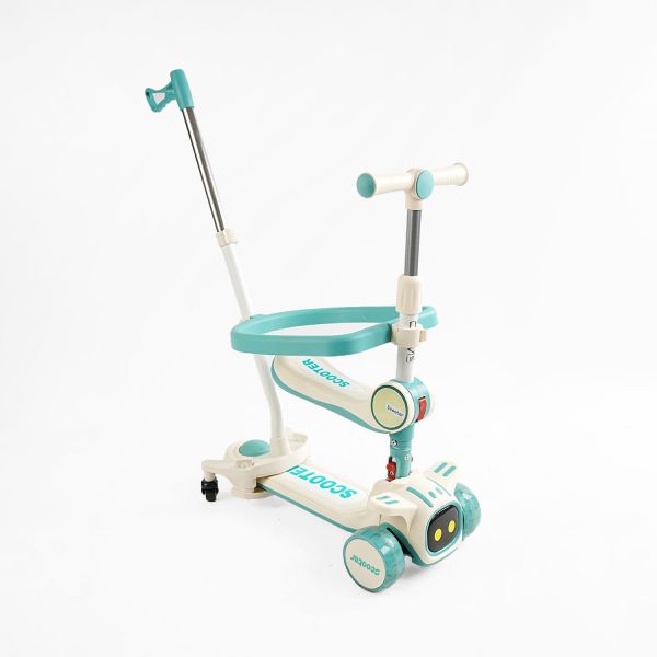 Дитячий триколісний Самокат 5в1 "Skyper" (TY-2175) світло, укр. озвучування