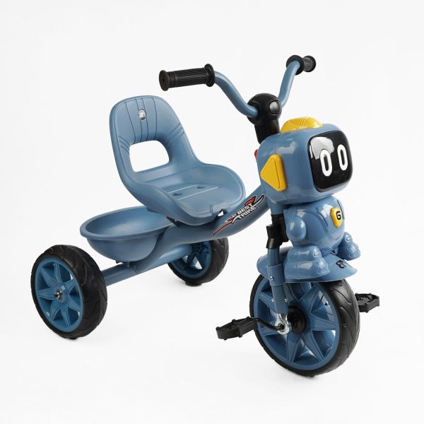 Дитячий триколісний Велосипед Best Trike (BS-40506) сталева рама, кошик, укр. озвучка