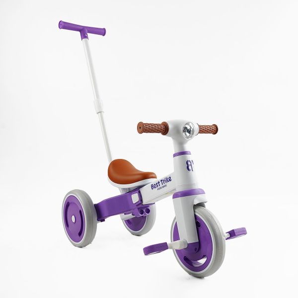 Дитячий триколісний Велосипед-велобіг Best Trike (LB-10571) фара, регульоване сидіння