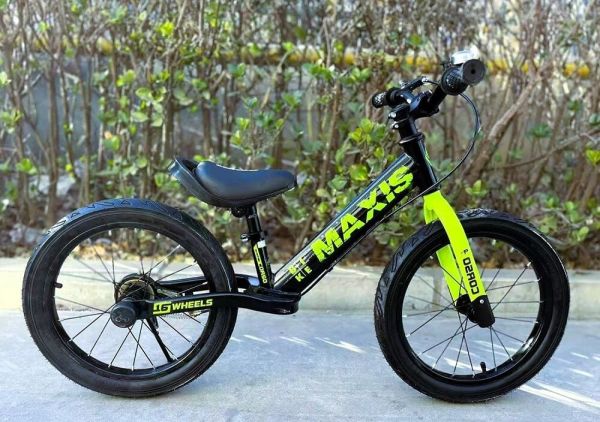 Дитячий Велобіг "CORSO MAXIS" 16 дюймів (MX-71065) сталева рама, ручне заднє гальмо, підніжка, дзвінок