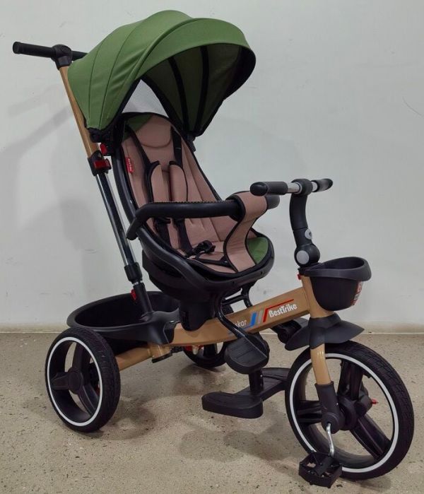 Дитячий триколісний Велосипед BestTrike "Oscar" (6390 – 79-404) поворотне сидіння, кермо складається