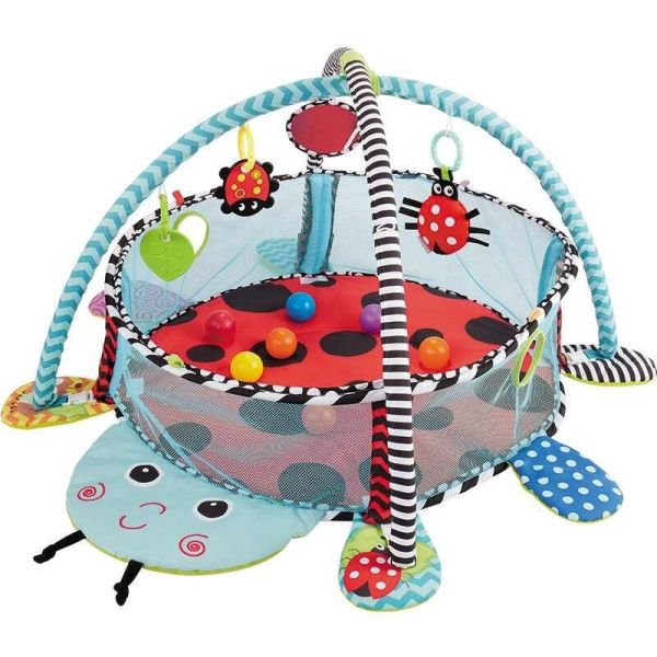 Килимок - манеж, брязкальця, 30 кульок (63546)