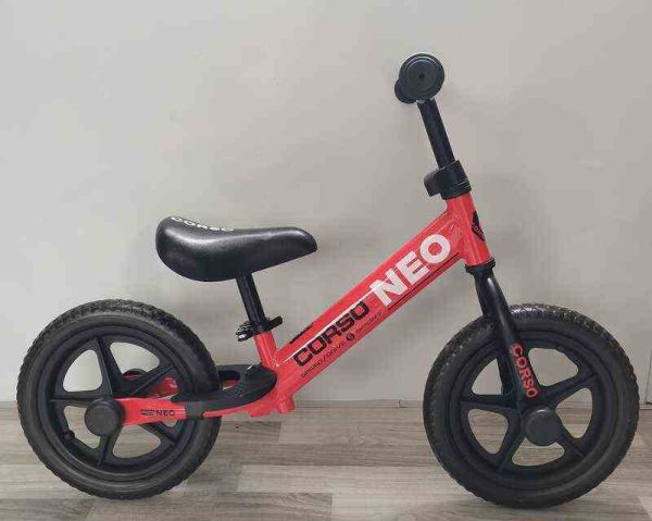 Дитячий Велобіг "CORSO NEO" 12 дюймів (EN-52360) сталева рама, підставка для ніг