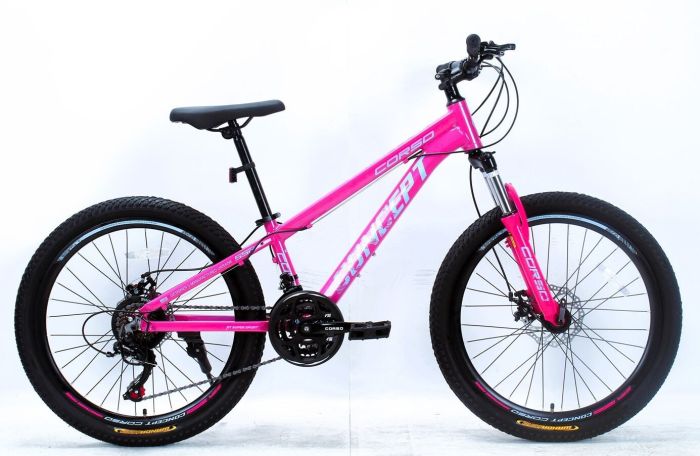 Велосипед Спортивний Corso 24 дюймів «CONCEPT» (CP-24135) рама алюмінієва 11’’, обладнання Shimano, 21 швидкість