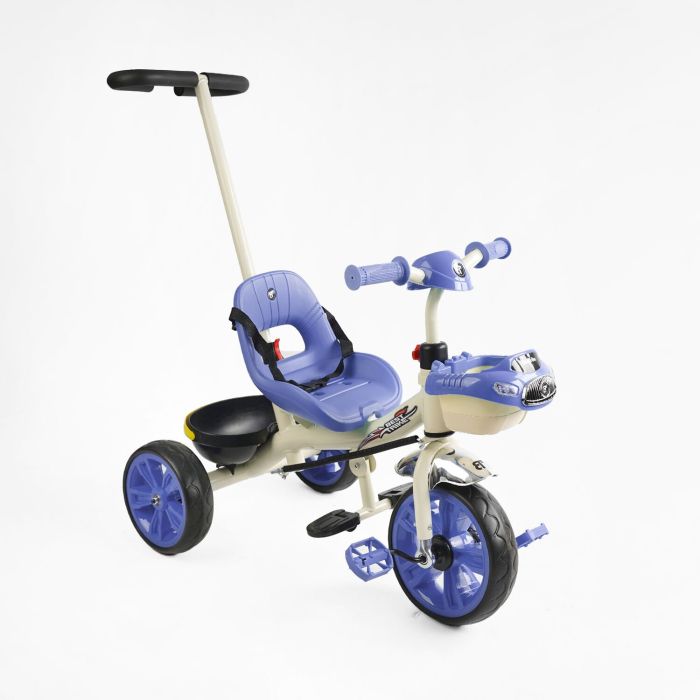 Дитячий триколісний Велосипед Best Trike (BS-70362) сталева рама, 2 кошика, укр. озвучка