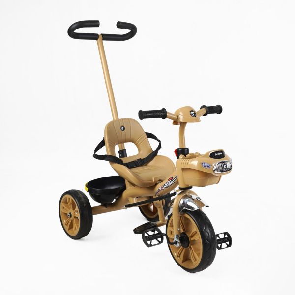Дитячий триколісний Велосипед "Best Trike" (BS-70619) сталева рама, батьківська ручка, укр. озвучка
