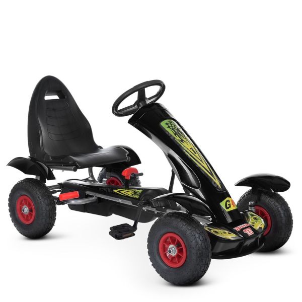 Дитячий педальний карт Bambi (М 1450-2) надувні колеса