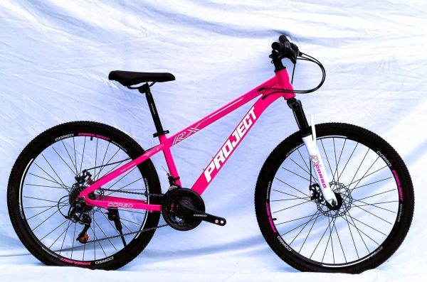 Велосипед Спортивний Corso 26 дюймів «Project» (RJ-26218) рама алюмінієва 13’’, обладнання SunRun 21 швидкість, зібран на 75%