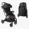 Дитяча прогулянкова Коляска JOY "Geneva" (GN-91378) чорна, футкавер, підсклянник, телескопічна ручка