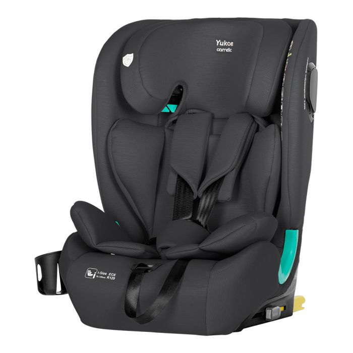 Дитяче Автокрісло CARRELLO Yukon (CRL-15808 Deepwater Grey) i-Size 76-150см ISOFIX з нахилом+підсклянник