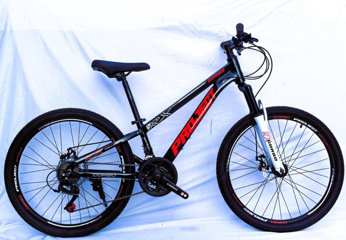 Велосипед Спортивний Corso 24 дюймів «Project» (PJ-24631) рама алюмінієва 11’’, обладнання SunRun 21 швидкість, зібран на 75%