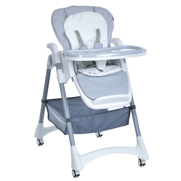 Дитячий Стільчик для годування EL CAMINO STEADY (ME 1177 Quiet Gray)