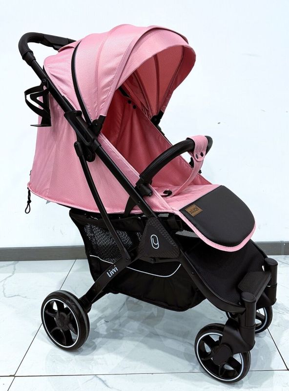 Дитяча прогулянкова Коляска JOY "Livvi" (LV-06341) рама алюмінієва, футкавер, підсклянник, телескопічна ручка