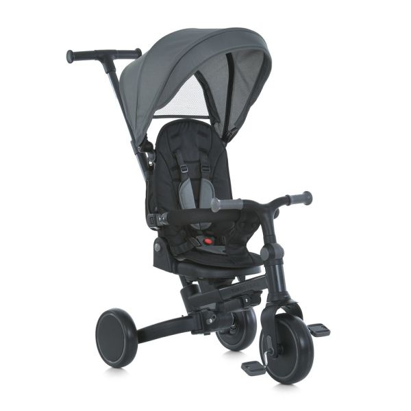 Дитячий триколісний Велосипед 4в1 TURBOTRIKE (MT 1036 grey) складний, поворотний