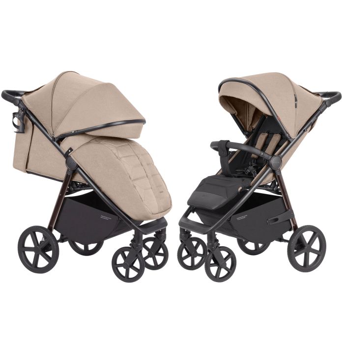 Дитяча коляска прогулянкова CARRELLO Bravo (CRL-5515 Ivory Beige 2024 NF) складна