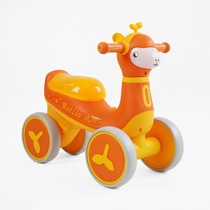 Дитячий Велобіг чотириколісний JOY (JS-77300) колеса PU, рама пластик, українське озвучування та підсвічування