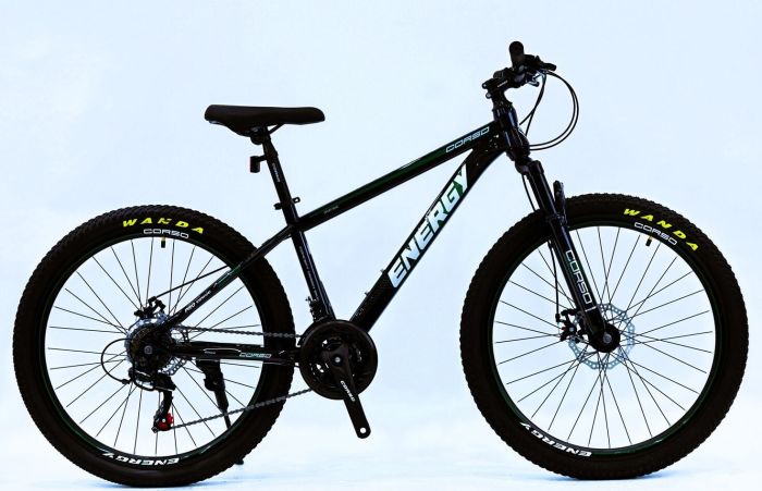 Велосипед Спортивний Corso 26 дюймів «ENERGY» (EN-26166) рама сталева 15’’, обладнання Shimano 21 швидкість