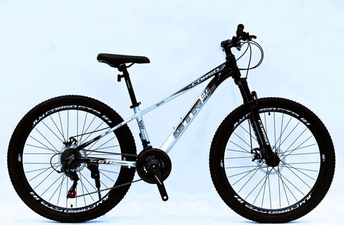 Велосипед Спортивний Corso «GTR-3000» 26 дюймів (GT-92605) рама алюмінієва 13``, обладнання Shimano 21 швидкість