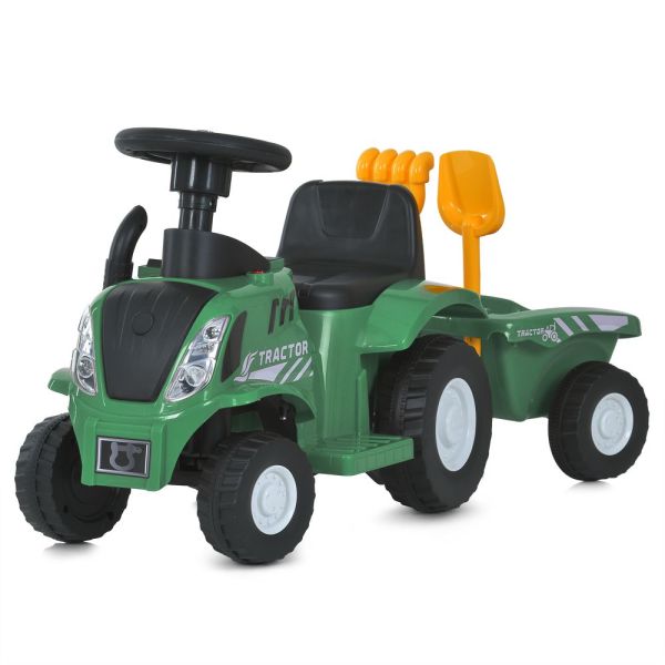 Дитяча каталка-толокар Трактор з причепом Bambi (M 6153B-5) з мотором 25W/6V