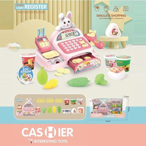 Касовий апарат 997-20 (24) функціональний калькулятор, сканер, платіжний термінал, ваги, звук, підсвічування, висувна шухляда, монети,картка в коробці