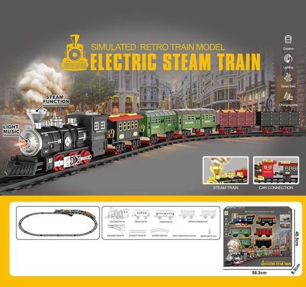 Залізниця 699-3 A (10) звук, підсвічування, парогенератор, в коробці