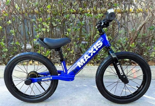 Дитячий Велобіг "CORSO MAXIS" 16 дюймів (MX-27302) сталева рама, ручне заднє гальмо, підніжка, дзвоник