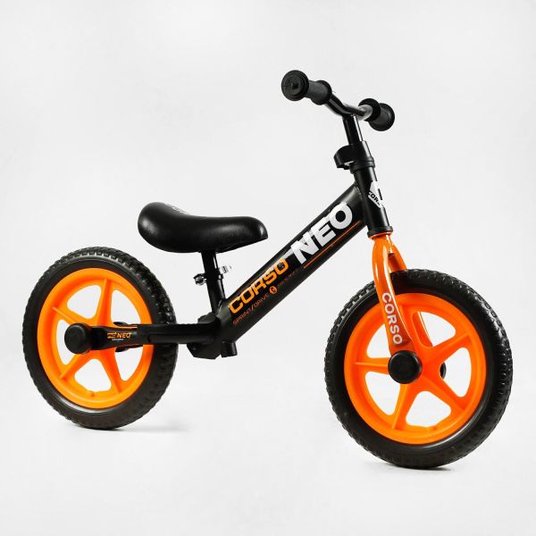 Дитячий Велобіг "CORSO NEO" 12 дюймів (EN-69790) сталева рама, підставка для ніг