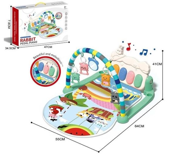 Дитячий Килимок (1122-12 A) брязкальця, дзеркальце, піаніно