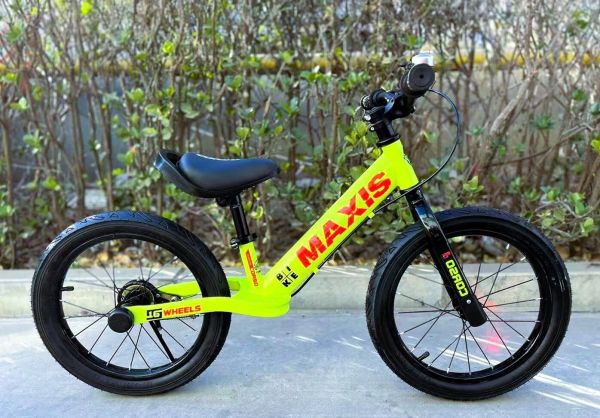 Дитячий Велобіг "CORSO MAXIS" 16 дюймів (MX-65049) сталева рама, ручне заднє гальмо, підніжка, дзвінок