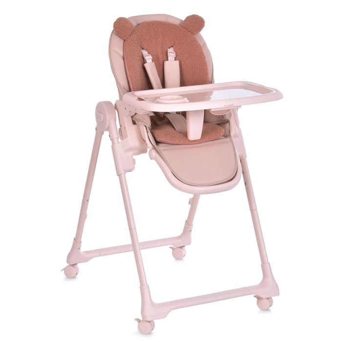 Дитячий Стільчик для годування EL CAMINO CRYSTAL (ME 1037 Bear Pink)