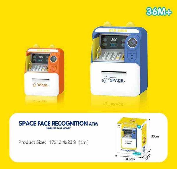 Сейф 7026 (18/2) 2 кольори, мелодії, підсвічування, картка, імітація камери, в коробці