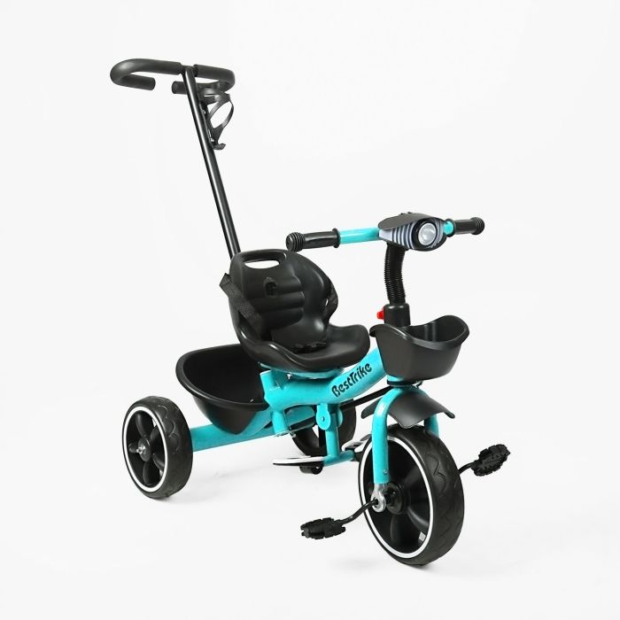 Дитячий триколісний велосипед Best Trike (BS-7920-34) колеса EVA, сталева рама, батьківська ручка