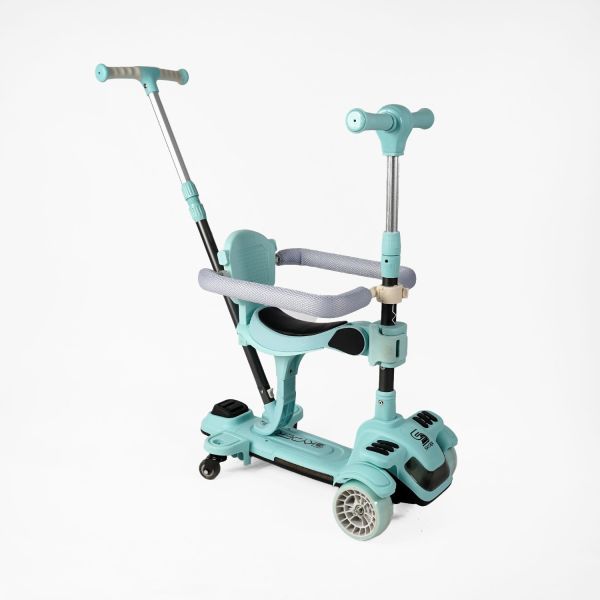 Дитячий триколісний Самокат 5в1 "Skyper" (BT-12240) світло, укр. озвучування