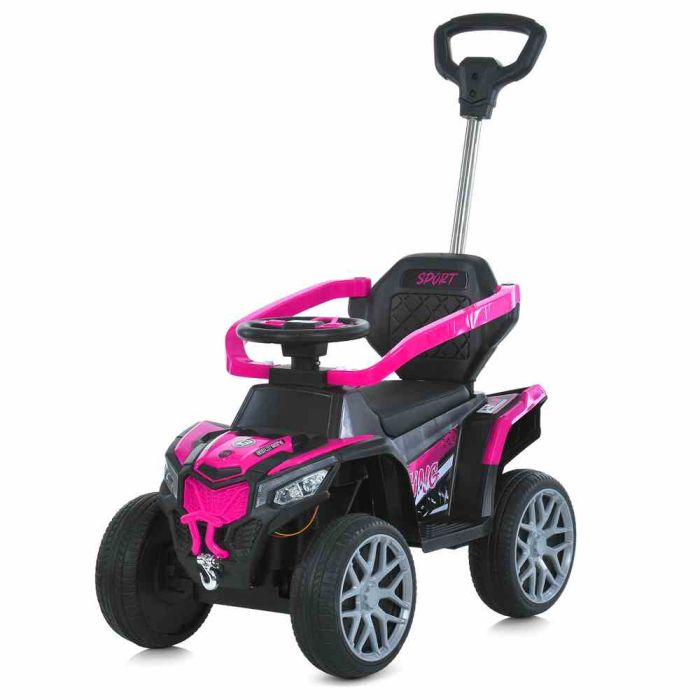 Дитяча каталка-толокар Квадроцикл Bambi Racer (M 6126EBLR-8) шкіра, музика, світло