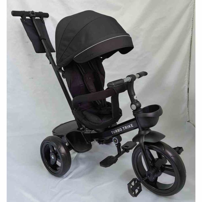 Дитячий триколісний Велосипед TURBOTRIKE (MT 1001-1 Elegant Black) поворотне сидіння