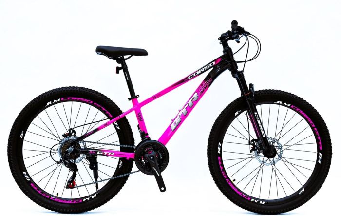 Велосипед Спортивний Corso «GTR-3000» 26 дюймів (GT-81436) рама алюмінієва 13``, обладнання Shimano 21 швидкість